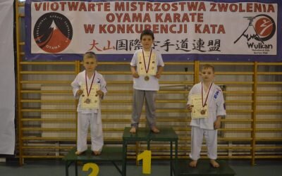 VII Otwarte Mistrzostwa Zwolenia Oyama Karate w konkurencji Kata. Zwoleń 17 kwietnia 2018 r.