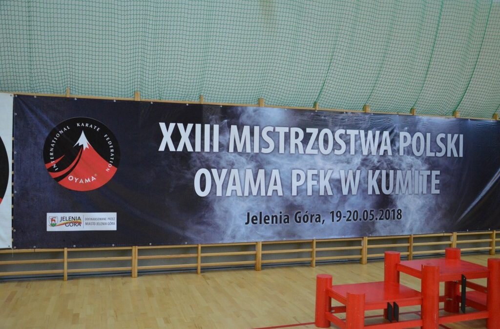 XXIII Mistrzostwa Polski Oyama Polskiej Federacji Karate w Kumite, Jelenia Góra 19 maja 2018 r.