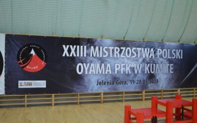 XXIII Mistrzostwa Polski Oyama Polskiej Federacji Karate w Kumite, Jelenia Góra 19 maja 2018 r.