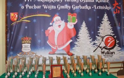 VII Mikołajkowy Turniej Oyama Karate o Puchar Wójta Gminy Garbatka Letnisko, 1 grudnia 2018 roku