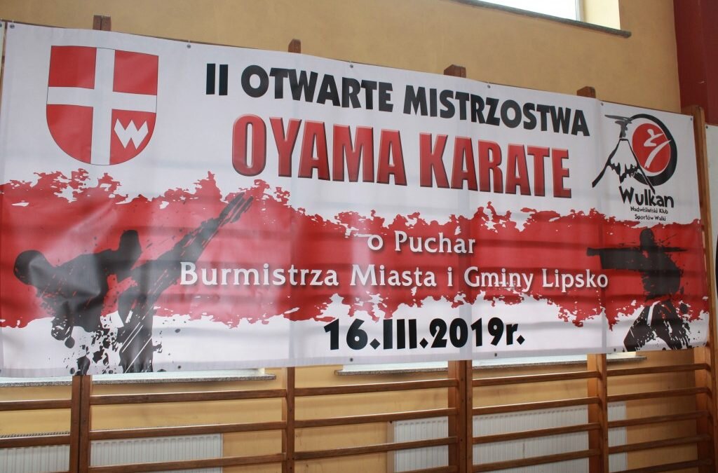 II Otwarte Mistrzostwa Oyama Karate  o Puchar Burmistrza Miasta i Gminy Lipsko, 16 marca 2019 r.