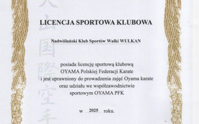 Licencja Sportowa Klubowa 2025